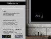 Kylpyhuoneen Peili Led-valoilla L57 #5