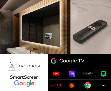 Kylpyhuoneen Peili Led-valoilla L58 #5