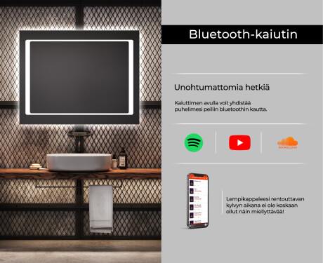 Kylpyhuoneen Peili Led-valoilla L61 #6
