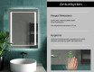 Kylpyhuoneen Peili Led-valoilla L61 #7