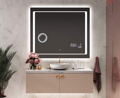 Kylpyhuoneen Peili Led-valoilla L61 #9