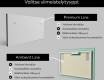 Kylpyhuoneen Peili Led-valoilla L65 #2