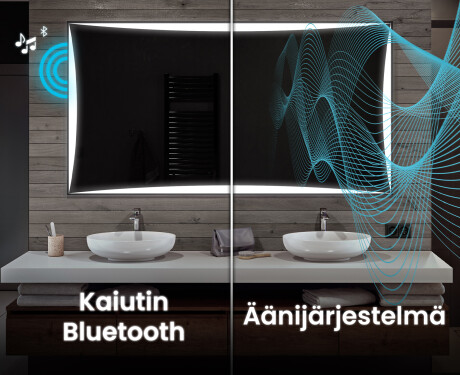 Kylpyhuoneen Peili Led-valoilla L77 #5