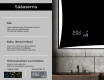 Kylpyhuoneen Peili Led-valoilla L77 #5