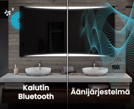 Kylpyhuoneen Peili Led-valoilla L78 #5