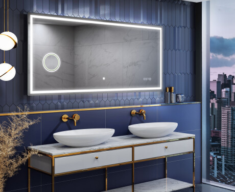 Kylpyhuoneen Peili LED-valoilla L49 - SlimLine