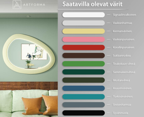 Epäsymmetrinen LED-peili MDF-kehyksellä L310 #3