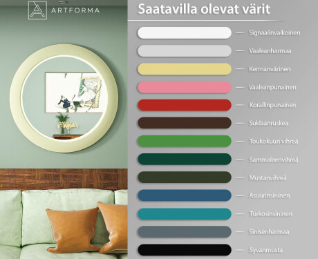 LED-peili MDF:llä pyöreässä, lakatussa kehyksessä L306 #3