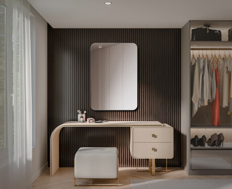 Moderni pyöristetyt pystysuora peili L200 #2