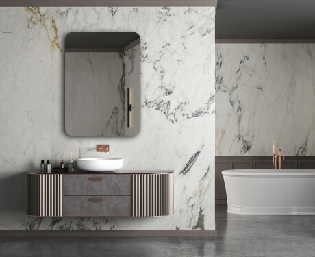 Moderni pyöristetyt pystysuora peili L200 #5