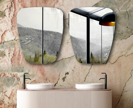 Moderni erikoispeilit pystysuora peili L213 #6