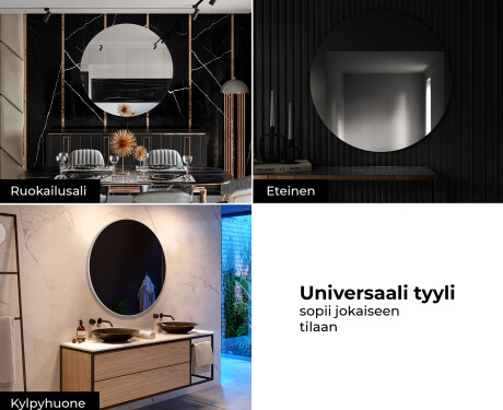 Moderni pyöreät peili kehyksellä L203 #7