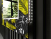 LED-Valaistuksella Varustettu Koristeellinen Peili Eteiseen - Gold Jungle #11