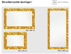 LED-Valaistuksella Varustettu Koristeellinen Peili Eteiseen - Gold Triangles #6