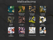 LED-Valaistuksella Varustettu Koristeellinen Peili Ruokasaliin - Geometric Patterns #8