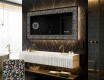 Taustavalaistu Koristeellinen Peili LED - Natural Stones