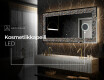 Taustavalaistu Koristeellinen Peili LED - Natural Stones #8