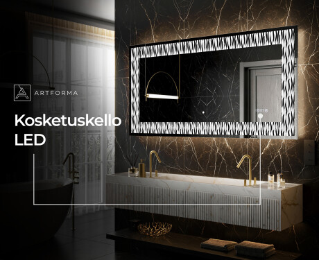 Taustavalaistu Koristeellinen Peili LED - Vintage Vibes #6