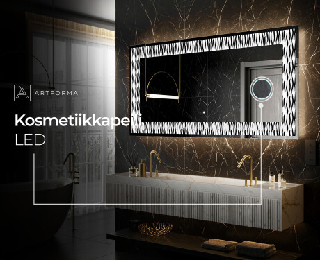 Taustavalaistu Koristeellinen Peili LED - Vintage Vibes #8