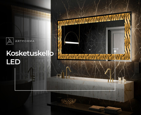 Taustavalaistu Koristeellinen Peili LED - Midnight Mirage #5