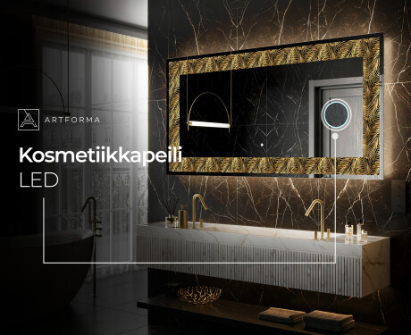 Taustavalaistu Koristeellinen Peili LED - Tropical Paradise #8