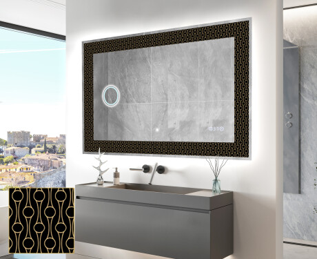 Taustavalaistu Koristeellinen Peili LED - Nordic Charm