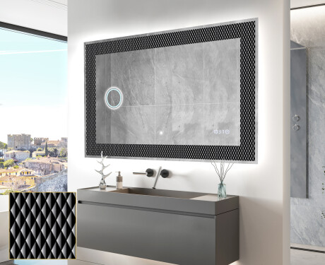Taustavalaistu Koristeellinen Peili LED - Modern Masterpiece