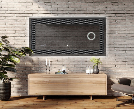 Taustavalaistu Koristeellinen Peili LED - Modern Masterpiece #5