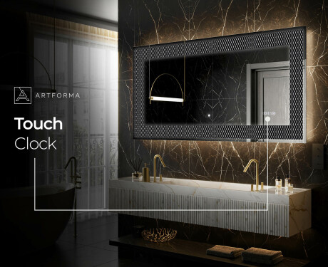 Taustavalaistu Koristeellinen Peili LED - Modern Masterpiece #6