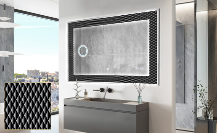 Taustavalaistu Koristeellinen Peili LED - Modern Masterpiece
