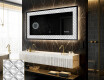 Taustavalaistu Koristeellinen Peili LED - Marble Uplift