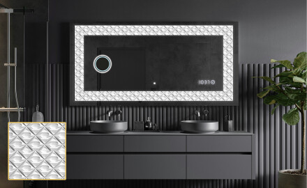 Taustavalaistu Koristeellinen Peili LED - Marble Uplift