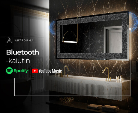 Taustavalaistu Koristeellinen Peili LED - Dark Elegance #7