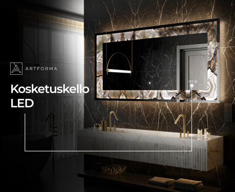 Taustavalaistu Koristeellinen Peili LED - Desert Wonders #7