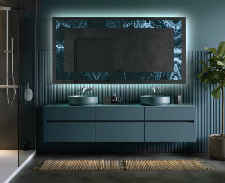 Taustavalaistu Koristeellinen Peili LED - Oceanic Madness #5