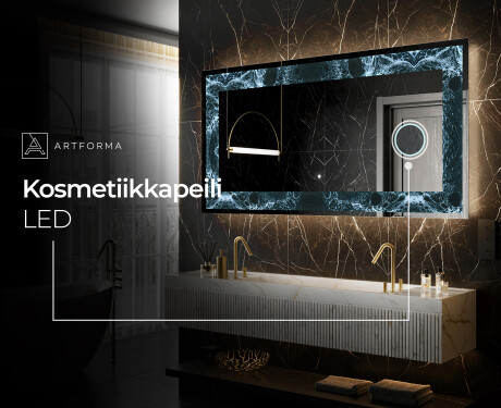 Taustavalaistu Koristeellinen Peili LED - Oceanic Madness #7