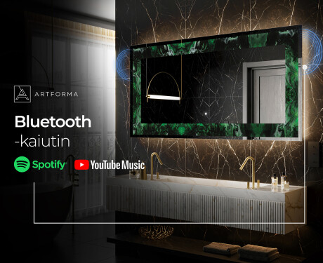 Taustavalaistu Koristeellinen Peili LED - Malachite Magic #7