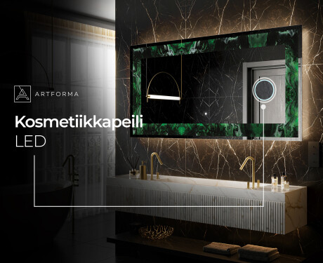 Taustavalaistu Koristeellinen Peili LED - Malachite Magic #9