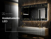 Taustavalaistu Koristeellinen Peili LED - Golden Veins #7