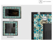 Taustavalaistu Koristeellinen Peili LED - Floral Elevations #2