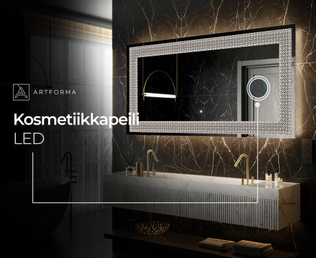Taustavalaistu Koristeellinen Peili LED - Dynamic Circles #6