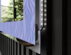 Taustavalaistu Koristeellinen Peili LED - Colorful Ruffles #3