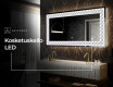 Taustavalaistu Koristeellinen Peili LED - Inspiring Lines #8