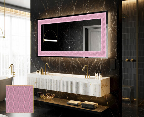 Taustavalaistu Koristeellinen Peili LED - Experimental Compositions