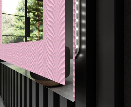 Taustavalaistu Koristeellinen Peili LED - Experimental Compositions #3