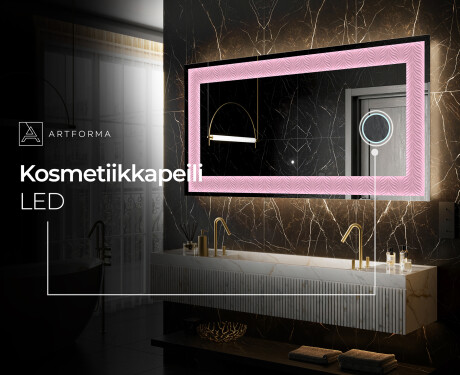 Taustavalaistu Koristeellinen Peili LED - Experimental Compositions #6