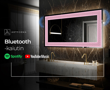 Taustavalaistu Koristeellinen Peili LED - Experimental Compositions #9