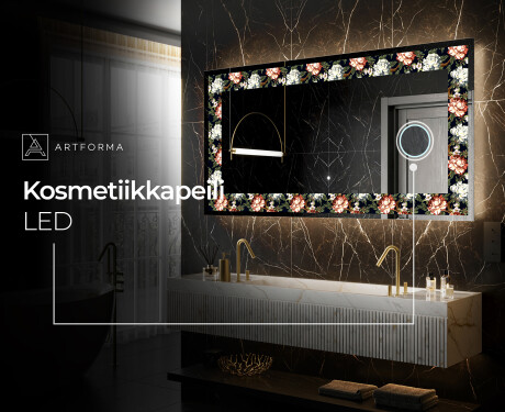 Taustavalaistu Koristeellinen Peili LED - Plant Rhythms #9