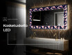 Taustavalaistu Koristeellinen Peili LED - Floral Layouts #6