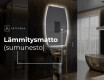 Epäsäännöllisen muotoinen LED-kylpyhuonepeili M221 #8